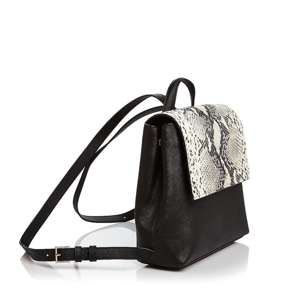 Kate Spade Cameron Street Snakeskin Leather Embossed Backpack
